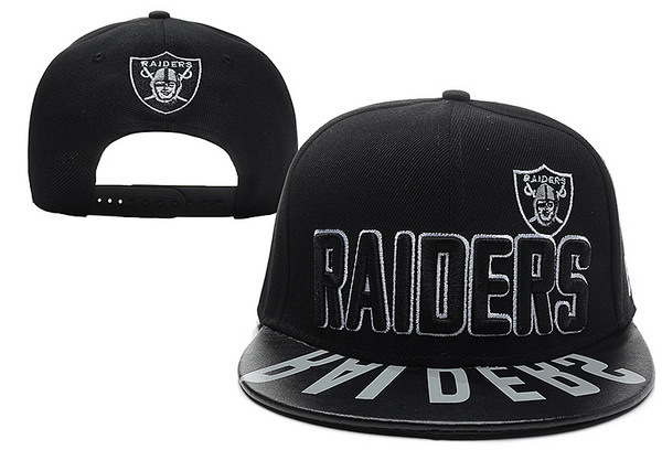 Oakland Raiders Black Snapback Hat XDF 0512